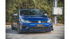 Splitter Volkswagen Golf 7 Facelift R Front Racing Durability v.2 Black-Red