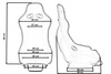 Racing seat Bride K608 Suede Black