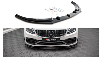 Splitter Mercedes-Benz C63 AMG Aero Pack C205 Facelift przód v.1 Gloss Black