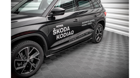 Dokładka Skoda Kodiaq I Facelift Progi Gloss Black