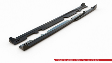 Diffuser Ford Fiesta VIII ST ST-Line Side Skirts v.4 Gloss Black