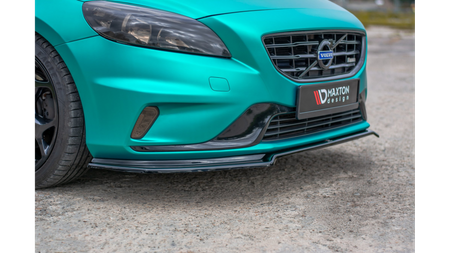 Splitter Volvo V40 R-design Front Gloss Black