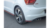 Splitter Volkswagen Polo VI GTI Tył Boczne Red
