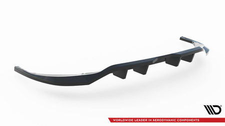 Splitter Volkswagen Tiguan II Facelift Allspace R-Line Rear Central with Diffuser