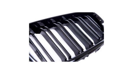 Grill BMW 2 F22 F23 podwójne żeberka Gloss Black