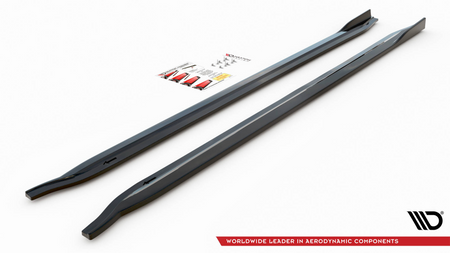 Diffuser BMW 3 G80 M-Pack Side Skirts v.2 Gloss Black