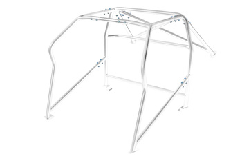 Bolt-in Roll Cage VW Golf 2 White