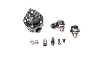 Radium Engineering 8AN ORB Direct Mount Regulator-Rotating Assembly (DMR-RA) - Black