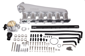 Intake manifold Nissan RB25 with throttle body and fuel rail