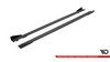 Diffuser Mercedes-Benz C W205 C63 Facelift Side Skirts Street Pro Black-Red + Gloss Flaps
