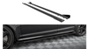 Diffuser Audi RS6 C6 Side Skirts Street Pro Black-Red + Gloss Flaps