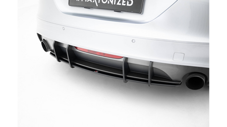 Dyfuzor Audi TT S-Line 8J Facelift Tył Street Pro Black-Red