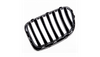 Grill BMW X1 E84 pojedyncze żeberka Matt Black
