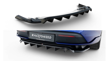 Splitter Porsche Taycan Turbo S Mk1 Rear Central with Diffuser