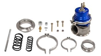 TurboWorks External WasteGate 60mm 1.6 Bar V-Band Blue