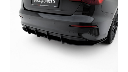 Diffuser Audi A3 8Y Rear Street Pro Red