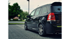 Diffuser Opel Zafira B OPC Side Skirts Gloss Black