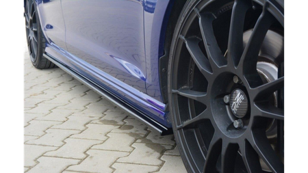 Diffuser Volkswagen Golf 7 R Side Skirts v.1 Gloss Black