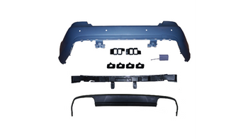 Bumper Mercedes-Benz E W212 Rear with Diffuser