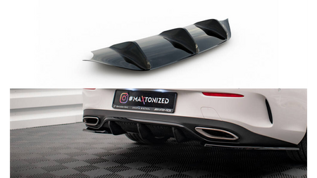 Diffuser Mercedes-Benz E W213(C238) Cabriolet (A238) AMG-Line Rear Gloss Black