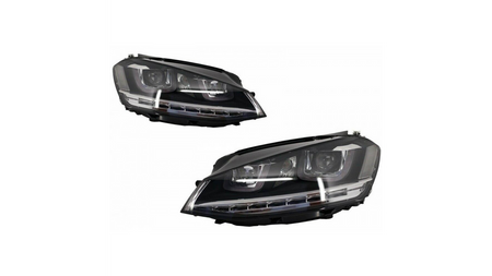 Lights Volkswagen Golf 7 Front Chrome