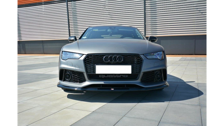 Splitter Audi RS7 Facelift przód v.2 Gloss Black