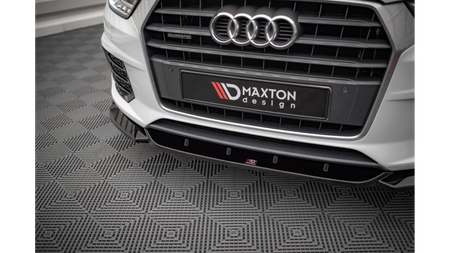 Splitter Audi Q3 8U Facelift przód v.1 Gloss Black