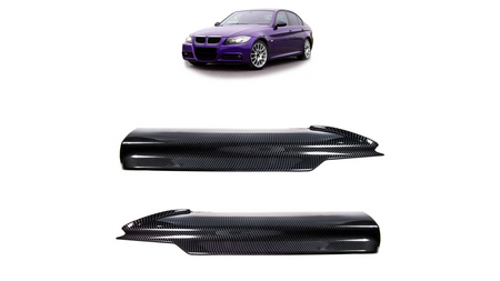 Diffuser BMW 3 E90 E91 Front Bumper Carbon Look