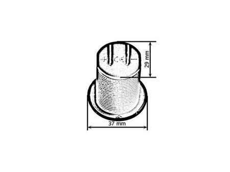 Socket 12/24V 2xUSB (1x1A,1x2.1A), 1xLED