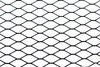 ALU mesh grill Diamond Black 120x40cm 12x7mm 