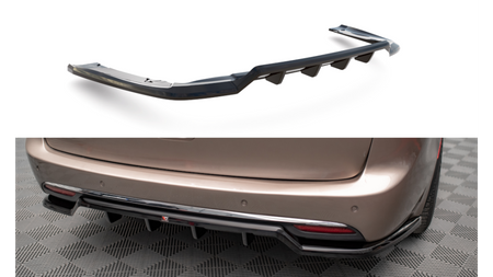 Splitter Chrysler Pacifica II Rear Central with Diffuser Gloss Black