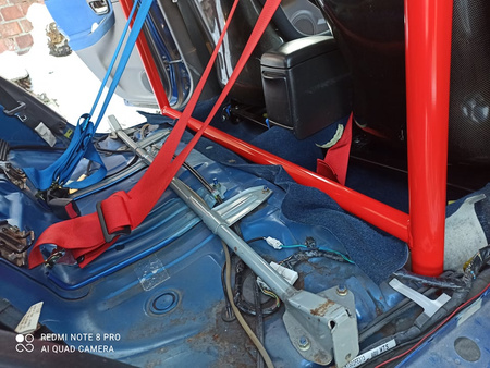 Bolt-in Half Roll Cage Subaru Impreza GD WRX STI Black