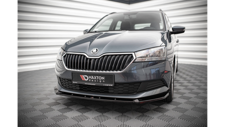 Splitter Skoda Fabia III Facelift przód Gloss Black