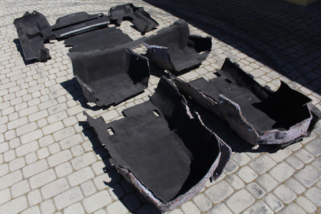 Tapicerka wykładzina Camaro SS carbrio 2016+