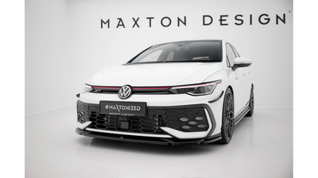 Splitter Volkswagen Golf GTI GTE R-Line Mk8 Facelift Front v.4