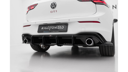 Diffuser Volkswagen Golf GTI Mk8 Rear Street Pro Black v.4