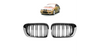 Grill BMW 3 E46 Dual Line Gloss Black