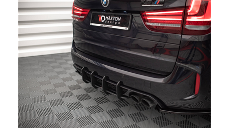 Diffuser BMW X5 F85 M-Pack Rear Street Pro Black-Red