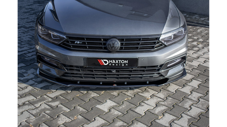 Splitter Volkswagen Passat B8 R-Line Front v.1 Gloss Black