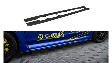 Diffuser Subaru WRX STI Side Skirts Street Pro Black-Red