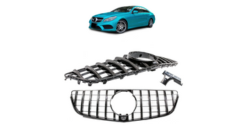 Grill Mercedes-Benz E C207 A207 Facelift GT Gloss Black
