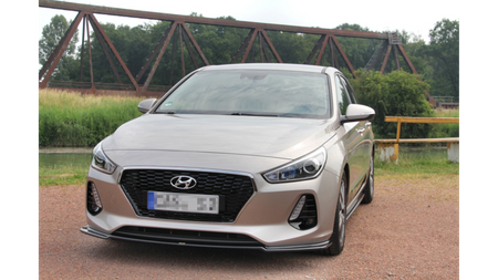 Splitter Hyundai i30 III Front v.1 Gloss Black