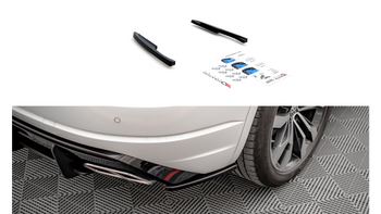 Splitter Volkswagen Touareg III R-line Rear Side Gloss Black