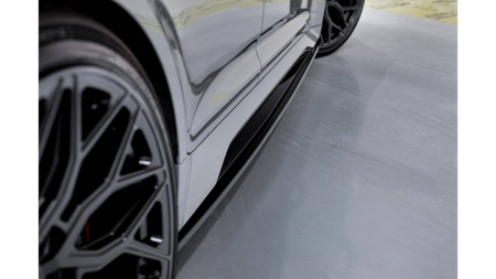 Diffuser Audi RS6 RS7 C8 Side Skirts v.2 Gloss Black