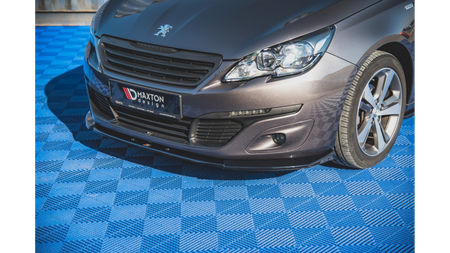 Splitter Peugeot 308 II Facelift Front v.2 Gloss Black