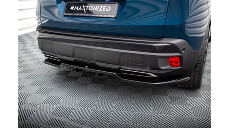 Splitter Peugeot 3008 GT-Line II Facelift Tył Środkowy z Dyfuzorem