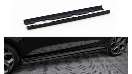 Diffuser Ford Fiesta VIII ST ST-Line Side Skirts v.2 Gloss Black