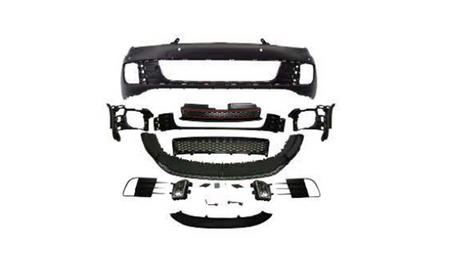 Zderzak Volkswagen Golf VI Przód Grill Halogeny