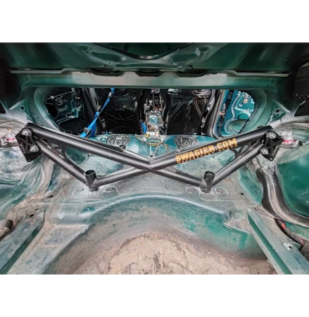 Rozpórka BMW E46 tył tylna KJS DRIFT 1/4 MILI X-BRACE 6punktowa