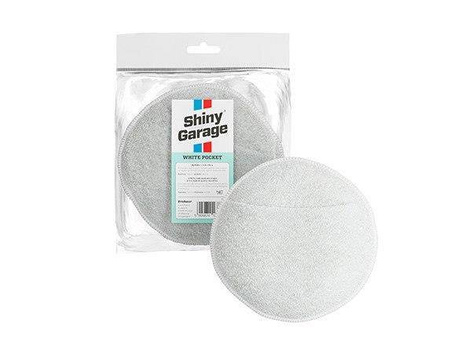 Shiny Garage White Pocekt Microfiber Applicator 13,5x3cm